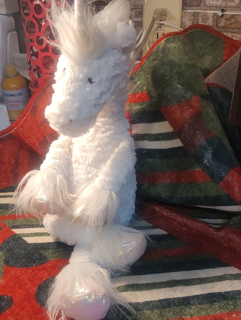 Jellycat London Dainty Unicorn Soft Plush Stuffed Toy Animal GC